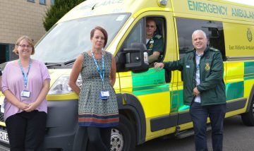 Photo of our mental health triage ambulance scheme.