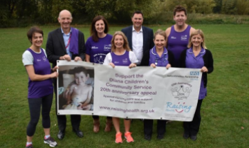 Going the extra mile for poorly children and their families