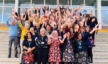 Staff and volunteers celebrated for a collective 3,875 years of NHS service