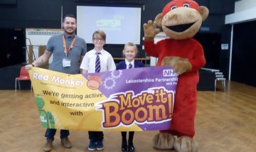 Monkeying around to launch this year’s Move it Boom competition