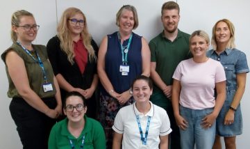 Current LPT occupational therapy and physiotherapy degree apprentices with their managers