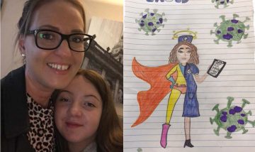 Remi’s ‘NHS super hero mum’ art inspires children’s challenge