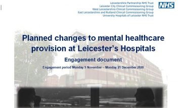 Planned changes for mental health provision in Leicester's Hospitals