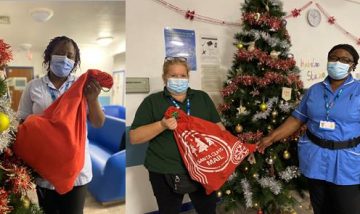 Christmas gifts delivered to patients