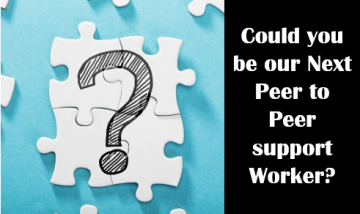 Have you got first-hand experience of mental health services and want to train to support others?