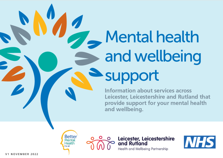 Helpful documents for your mental health and wellbeing Leicestershire