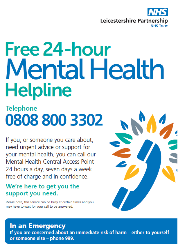 Helpful Documents For Your Mental Health And Wellbeing Leicestershire 