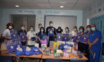 LCFC players gift presents to children and young people with life limiting conditions or mental health illness for Christmas
