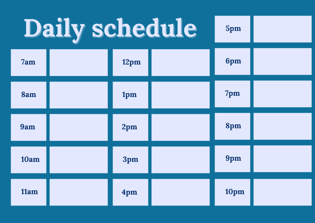Visual schedule