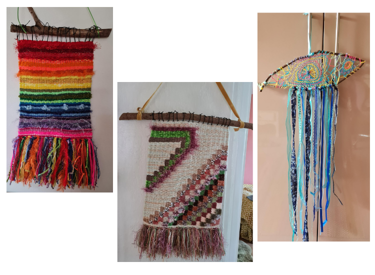 A selection of weave work designs