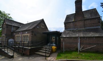 An oputside view of the Westcotes Lodge building