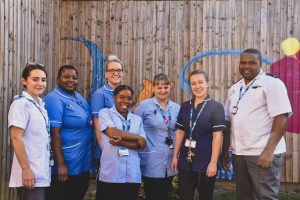 Group of healthcare workers in uniform