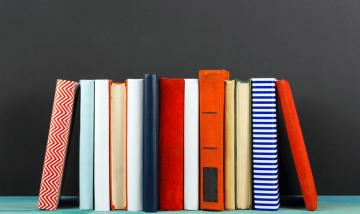 books on a shelf