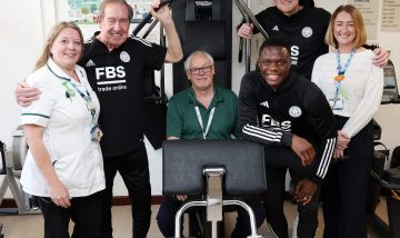 Football stars launch new gym equipment