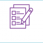 checklist icon in purple
