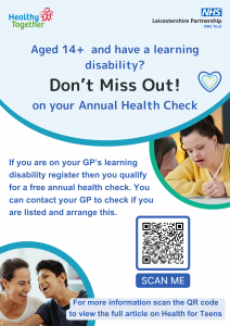 Annual health check poster