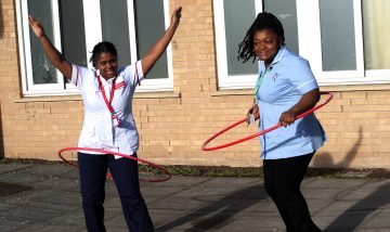 Fitness equipment helps mental health patients keep in shape