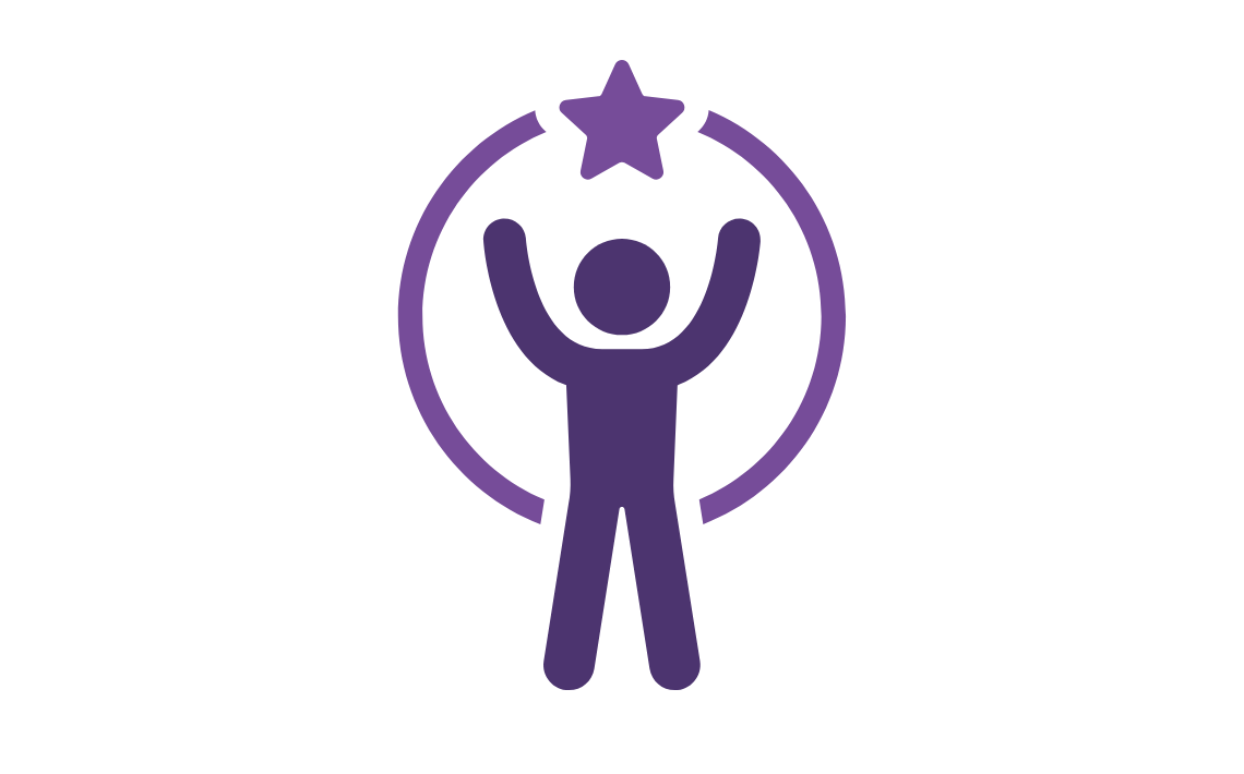 Identity Icon Autism Space in Purple