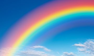 photo of part of a rainbow