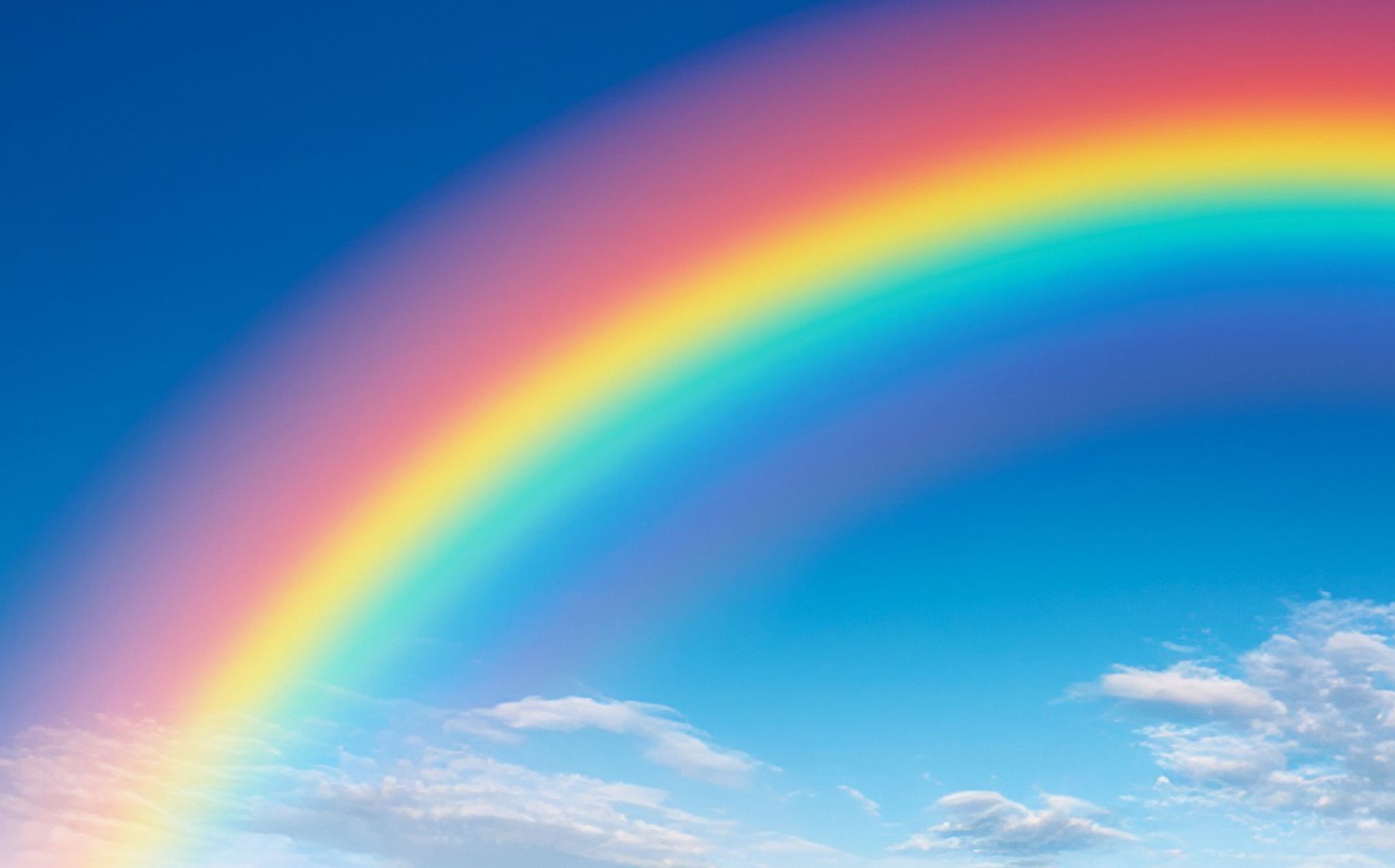 photo of part of a rainbow